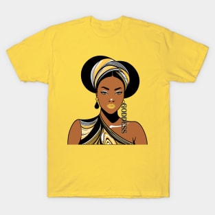 Black Woman Goddess T-Shirt